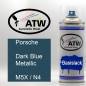 Preview: Porsche, Dark Blue Metallic, M5X / N4: 400ml Sprühdose, von ATW Autoteile West.